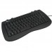 Mini Teclado com Fio Multimídia USB KP-2008 KNUP - Preto